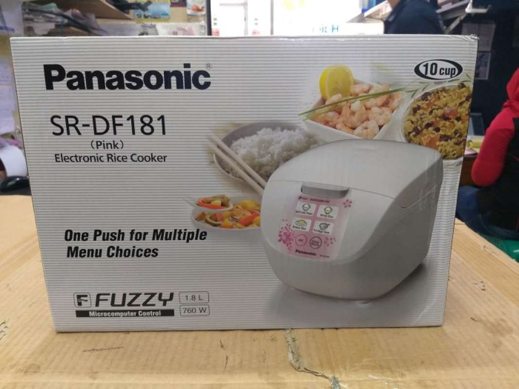 Jual Panasonic Rice Cooker Digital SrDf181 1.8 Liter Putih di