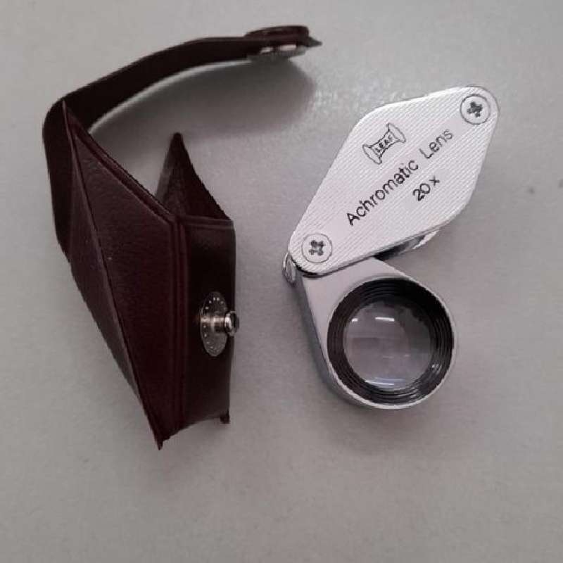 Jual Hand Lens Carton Achromatic 20x Lup Geology di Seller