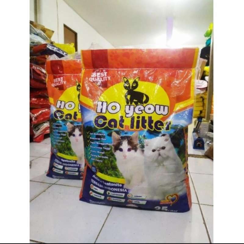 Promo OEM Pasir kucing wangi gumpal HO YEOW 25liter cat liter ho yeow