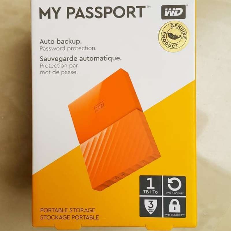Promo Hdd Hardisk External Wd Passport 1Tb Resmi Diskon 11 di Seller