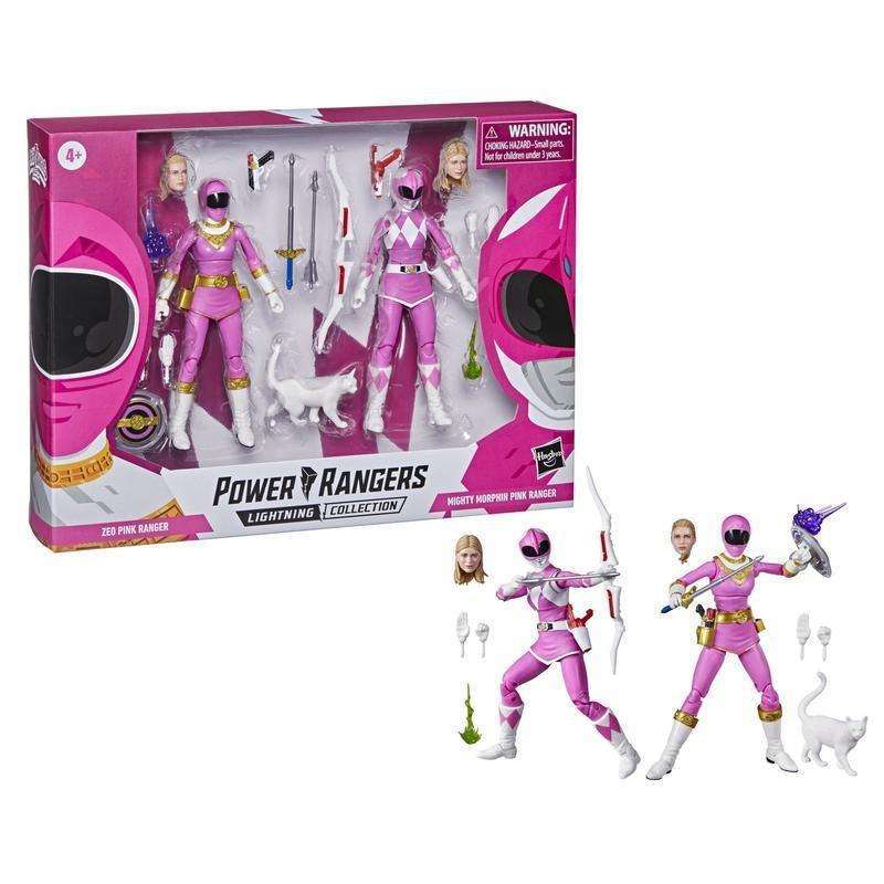 Jual Hasbro Power Rangers Mighty Morphin Pink Ranger Vs Zeo Pink Ranger ...