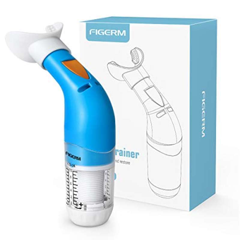 Promo Breathing Exercise Device, Lung Muscle Trainer with Adjustable