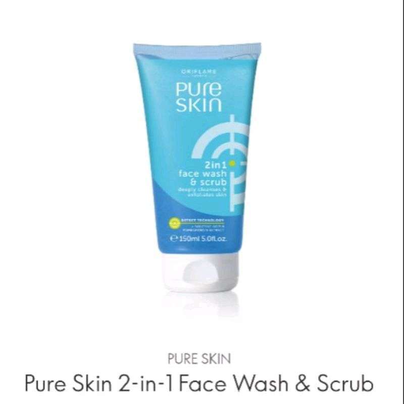 Jual PURE SKIN 2IN1 FACE WASH SCRUB 150ML di Seller CHOEYIN Jambangan