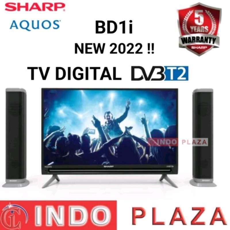 Jual TV SHARP 32 Inch DIGITAL + SPEAKER TOWER 2TC32BD1i NEW 2022 di