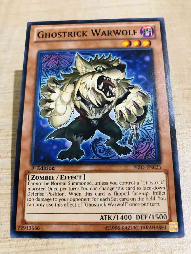 Jual Kartu Yugioh Original Ghostrick Warwolf di Seller antique mise ...