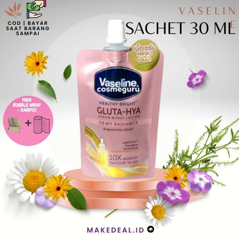 Jual Vaseline Gluta Hya Sachet 30 Ml Original Thailand Dewi Radiance