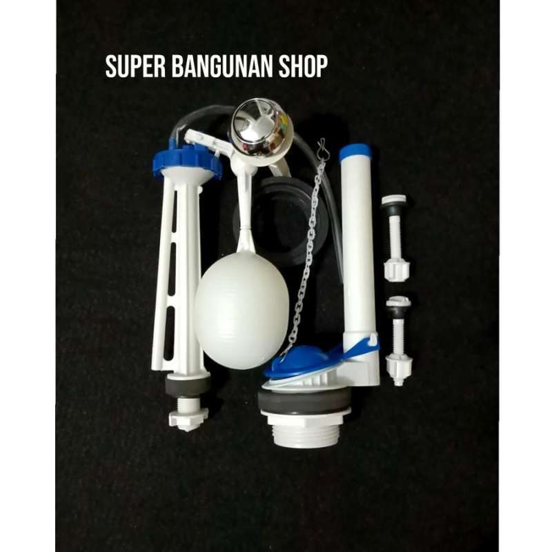 Jual Pelampung Dalaman Closet Duduk Single Flush / Alat Kloset Tombol