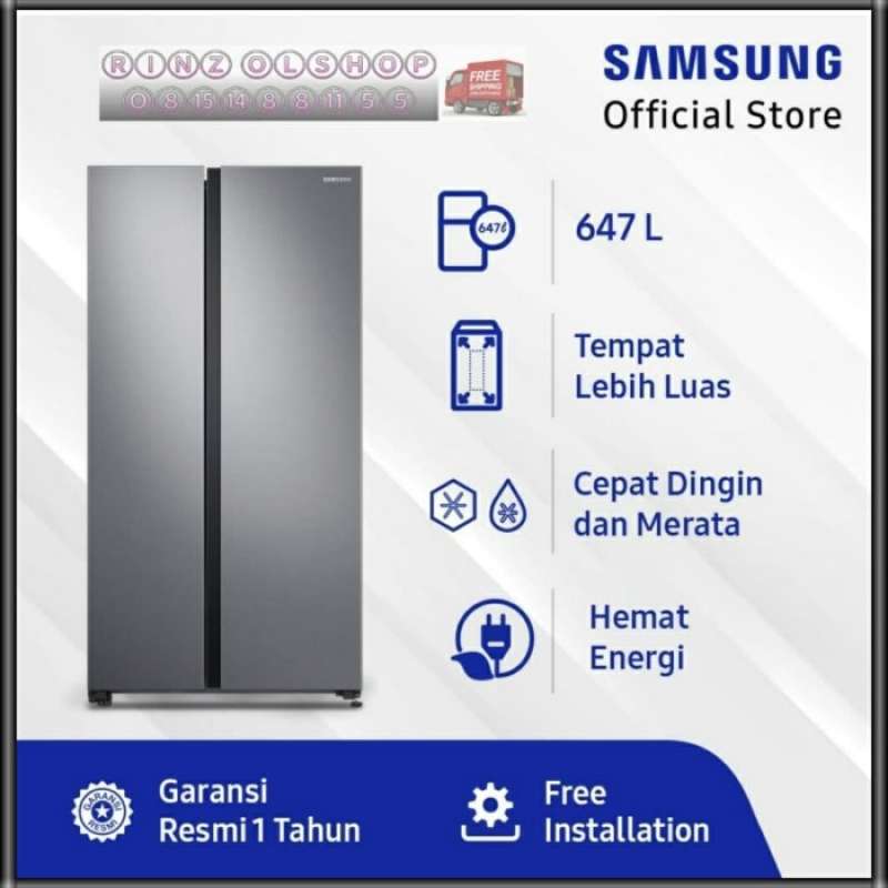 Jual Kulkas Samsung Rs61R5001M9/Se Side By Side Inverter All Around ...