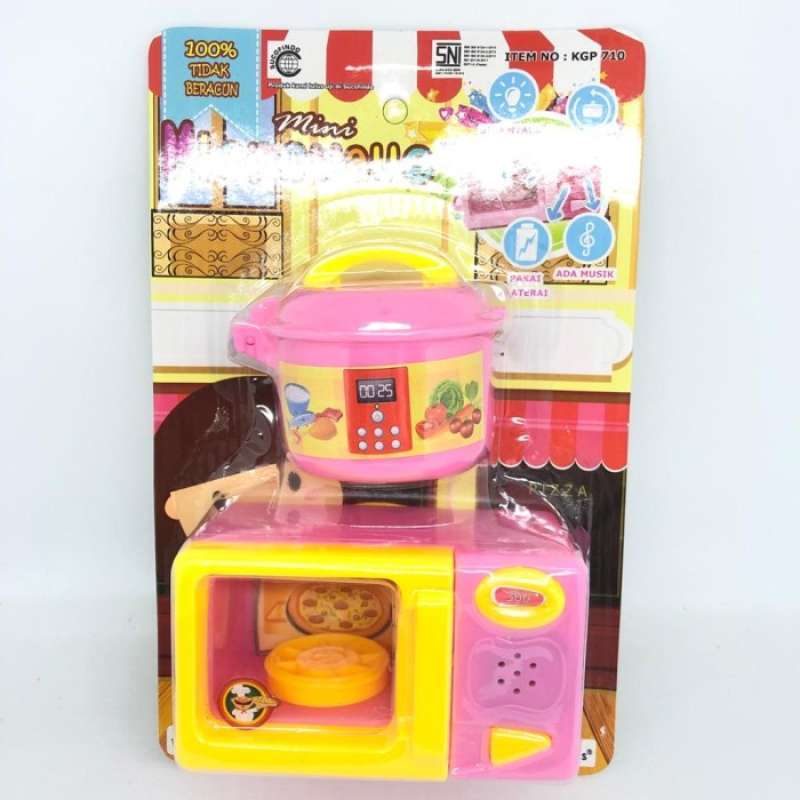 Promo MAINAN ANAK MASAK MASAKAN / KITCHEN SET MICROWAVE DAN RICE