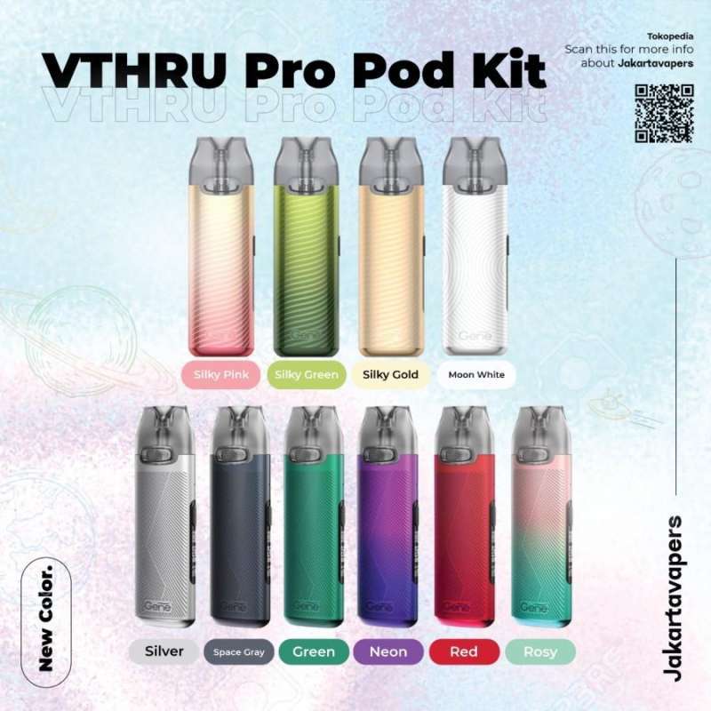Jual Voopoo Vthru Pro Pod Kit 900mAh 100% Authentic by Voopoo Tech ...