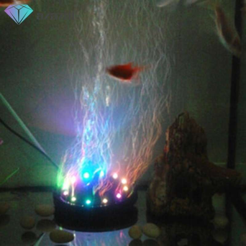 Jual Multi Color Changing Underwater Submersible Aquarium Bubble Light 12 di Seller Cullen