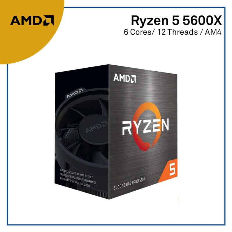 Jual AMD Ryzen 5 5600X Processor, AM4, 6 Core CPU di Seller Cullen ...