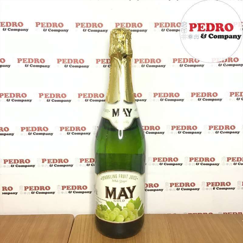 Jual May gold sparkling fruit juice white grape 750 ml anggur putih di Seller
