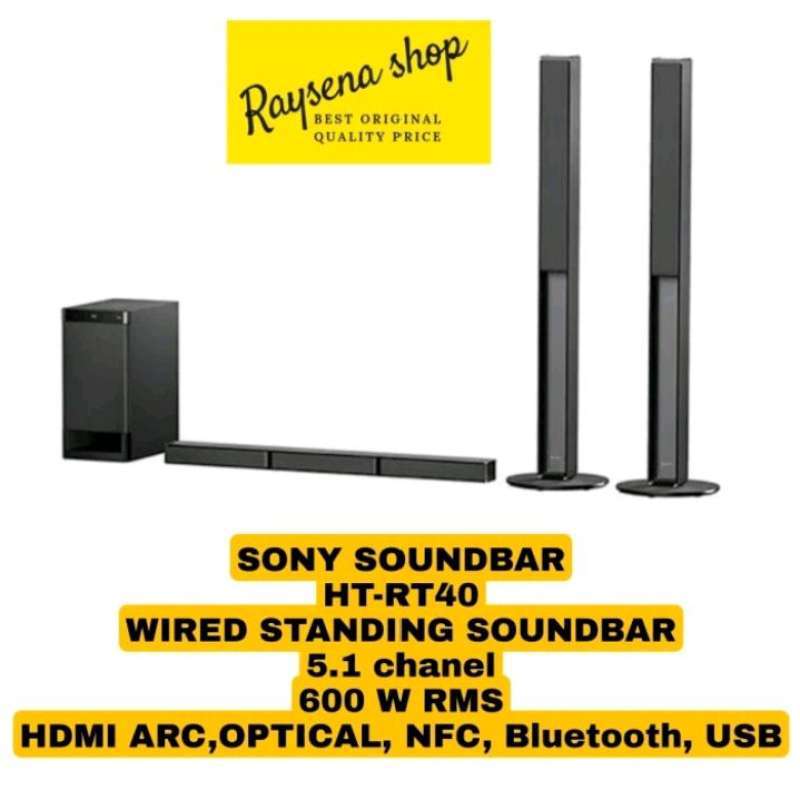 Jual Sony Soundbar Rt40 /htrt40 Standing Soundbar Di Seller Raysena