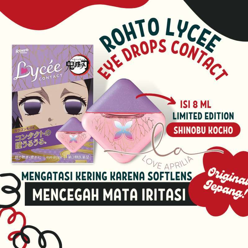 Jual Rohto Lycee Eye Drops (Contact Lens Limited Edition) Original