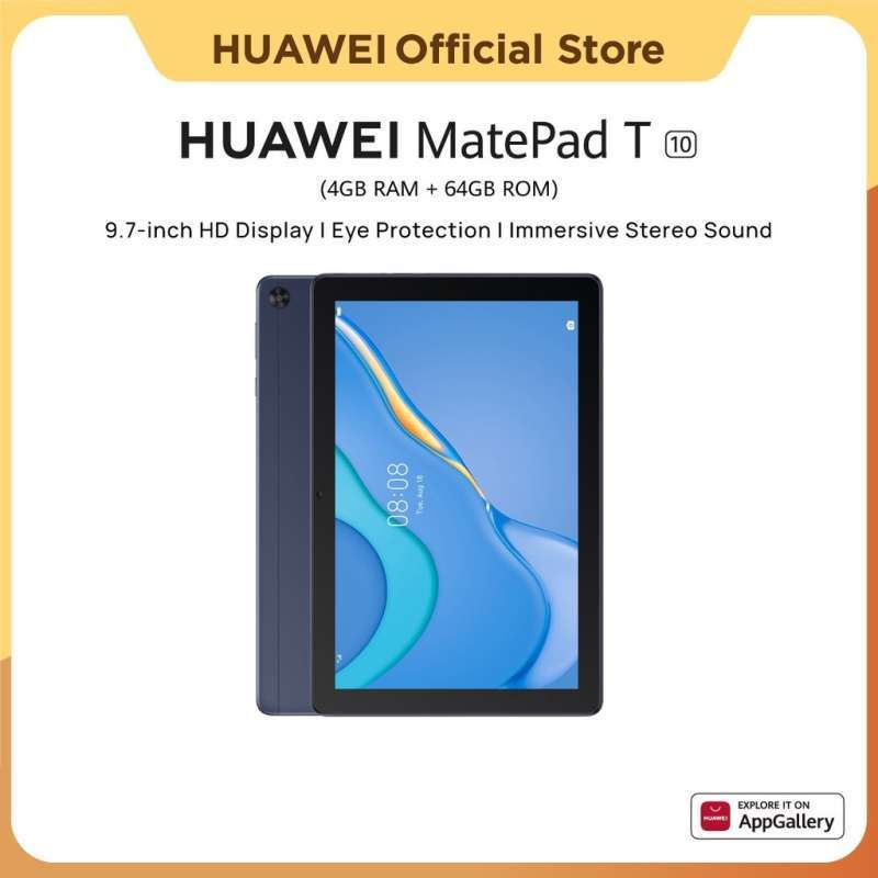 Jual HUAWEI MatePad T10 Tablet [4+64GB] Tampilan HD 9,7 inci Kirin