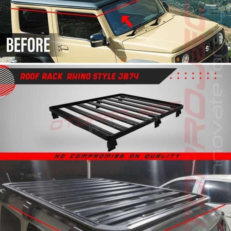 Jual ROOF RACK JIMNY JB74 RHINO STYLE di Seller Gunung Sahari