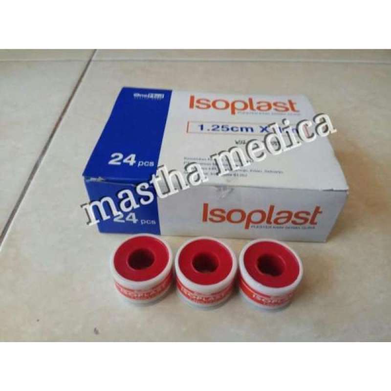 Jual Plester Rol Isoplast 1,25cmx1m/plester luka/plester rol 1,25 cm
