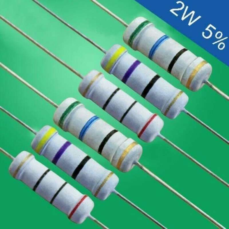 Jual Resistor 330 ohm 330 R 330ohm Resistor 2 watt 2watt toleransi 5% ...