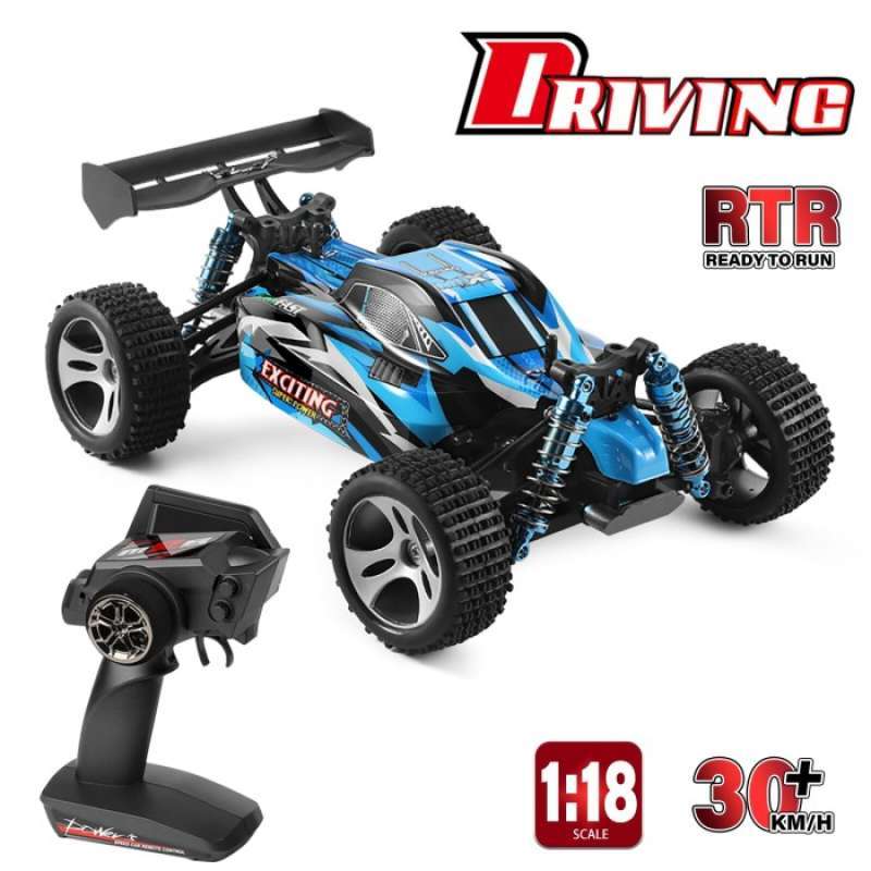 Jual Rc Car Wl 184011 Mobil Rc Buggy Brushed 1/18 4Wd 30Km/H Rtr di ...