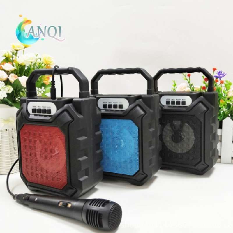 Jual speaker bluetooth karaoke mic murah di Seller alarkha store