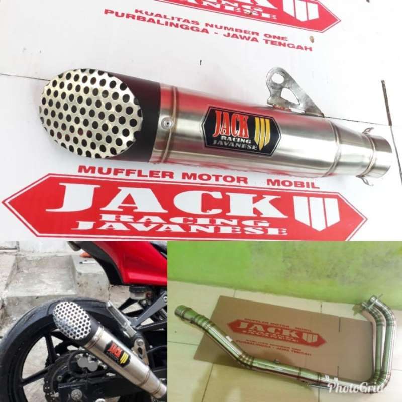 Jual Knalpot racing NINJA 250 Z250 R25 MT25 original JACKIIIRJ jaring