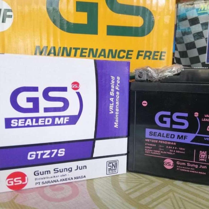 Jual Aki Motor Honda BeAT Pop ISS GTZ7S GS Y Accu Kering MF di Seller
