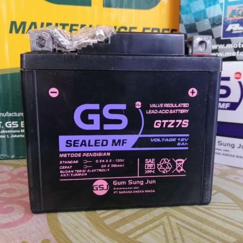 Jual Aki Motor Suzuki Satria FU 150 GTZ7S /GTZ6 S GS Y Accu Kering MF