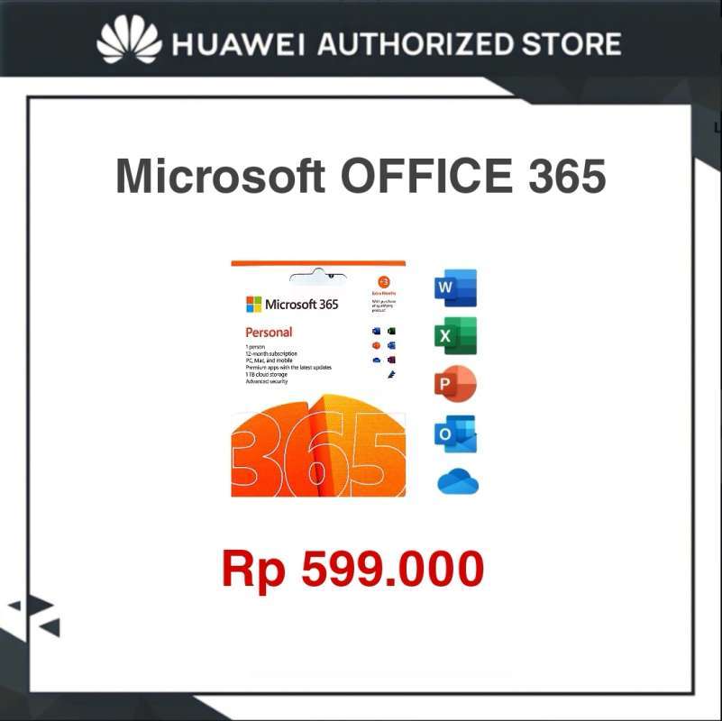 Jual Microsoft Office 365 Original License di Seller Huawei Authorized ...