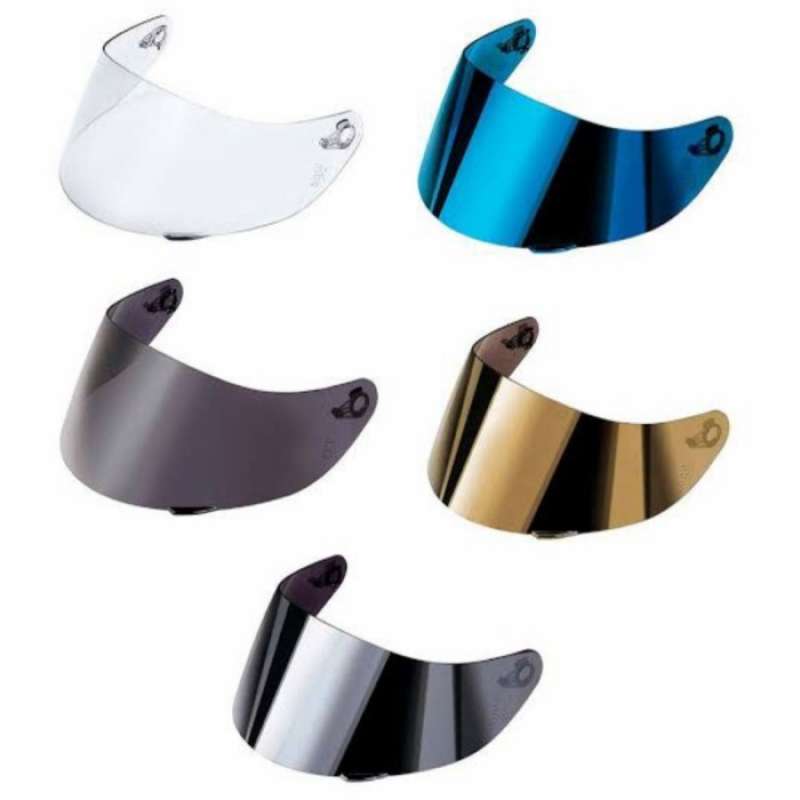 Jual VISOR AGV K3SV K1 IRIDIUM SILVER GOLD KACA HELM MOTOR ORIGINAL di