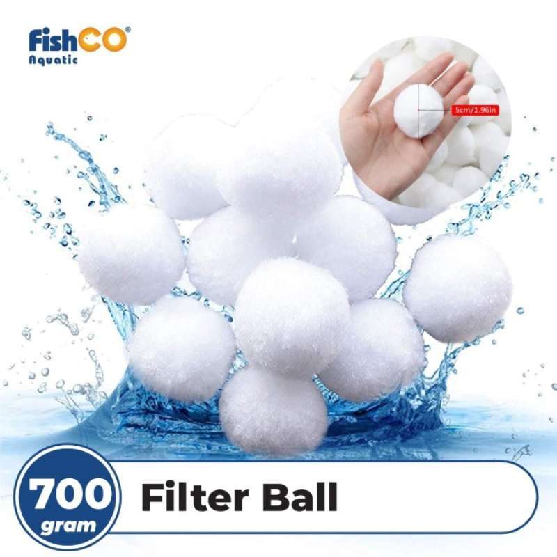 Jual Free Ongkir Bio Fiber Crystal Cotton Ball Water Treatment Kolam Renang 700Gr di Seller CV