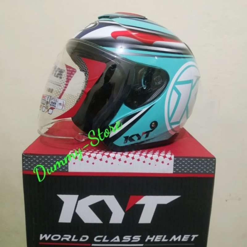 Promo Helm Half Face KYT KYOTO AQUAMARINE Diskon 16 di Seller Gasta