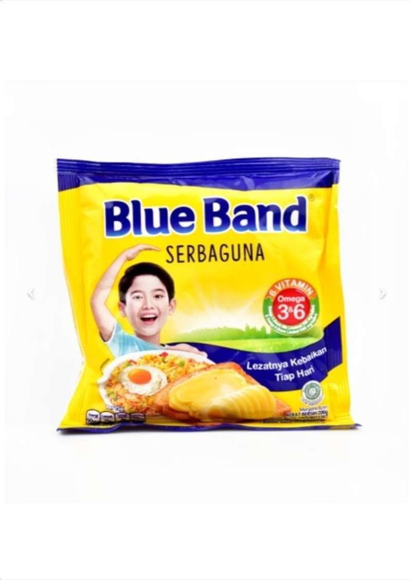 Jual MENTEGA MARGARIN BLUE BAND 200 GR SERBAGUNA SACHET di Seller