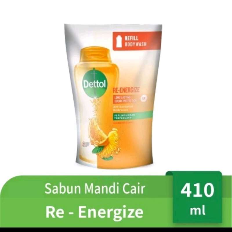 Jual Dettol Body Wash Re Energize 410 ML Refill di Seller
