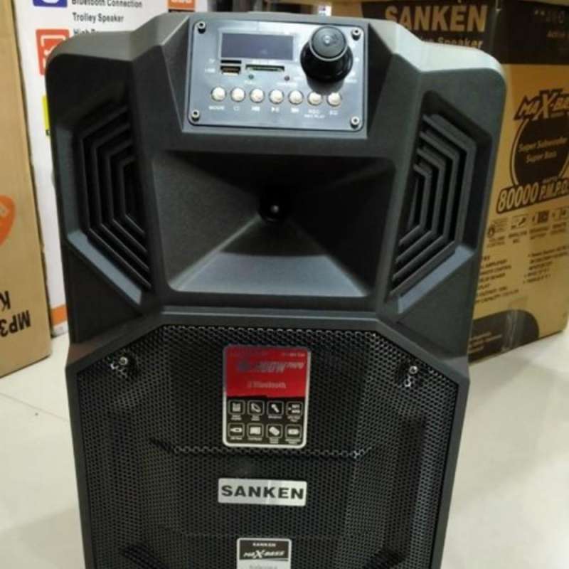 Jual speaker wireless Sanken 4200 karaoke bluetooth USB di Seller PJE