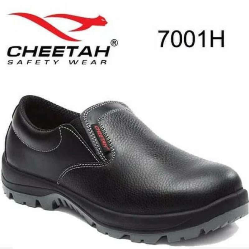 Jual Sepatu Safety Shoes CHEETAH Type 7001 Hitam di Seller Aksara_STORE
