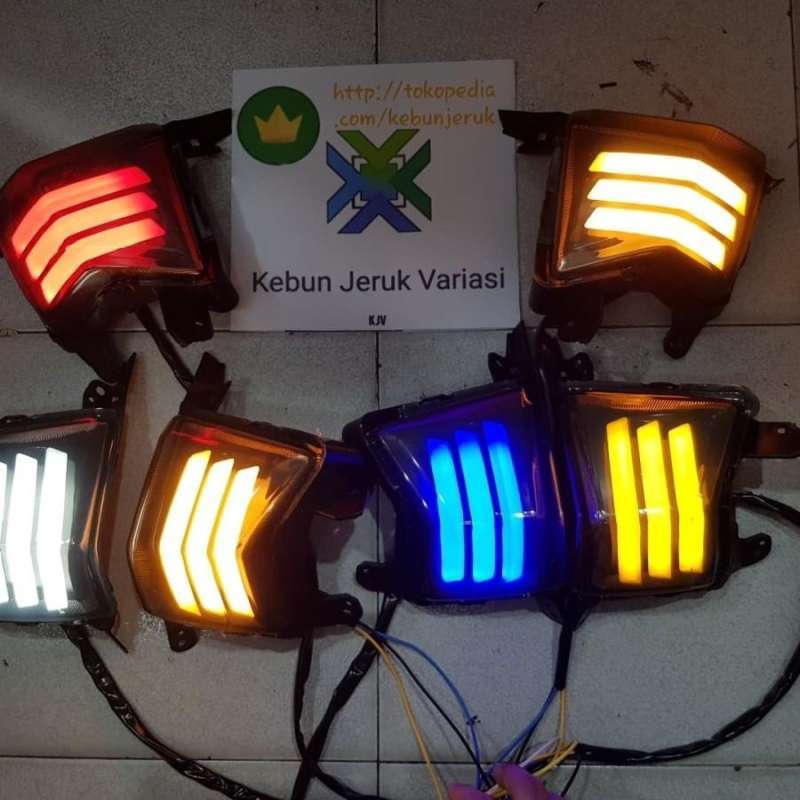 Jual Lampu Sein Nmax 2 warna nyala senja putih, nyala Sein Kuning di