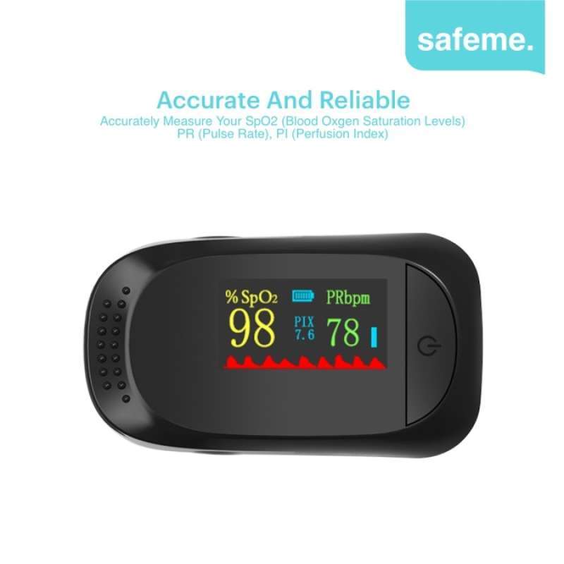 Jual Pulse Oximeter Fingertip A2 Alat Pengukur Kadar Saturasi Oksigen