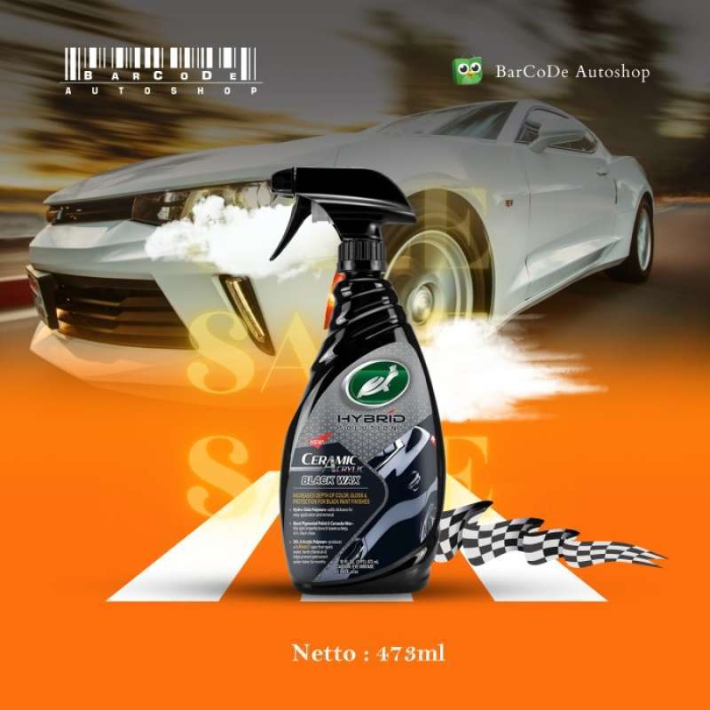 Promo Turtle Wax Hybrid Solutions Ceramic Acrylic Black Wax 473Ml