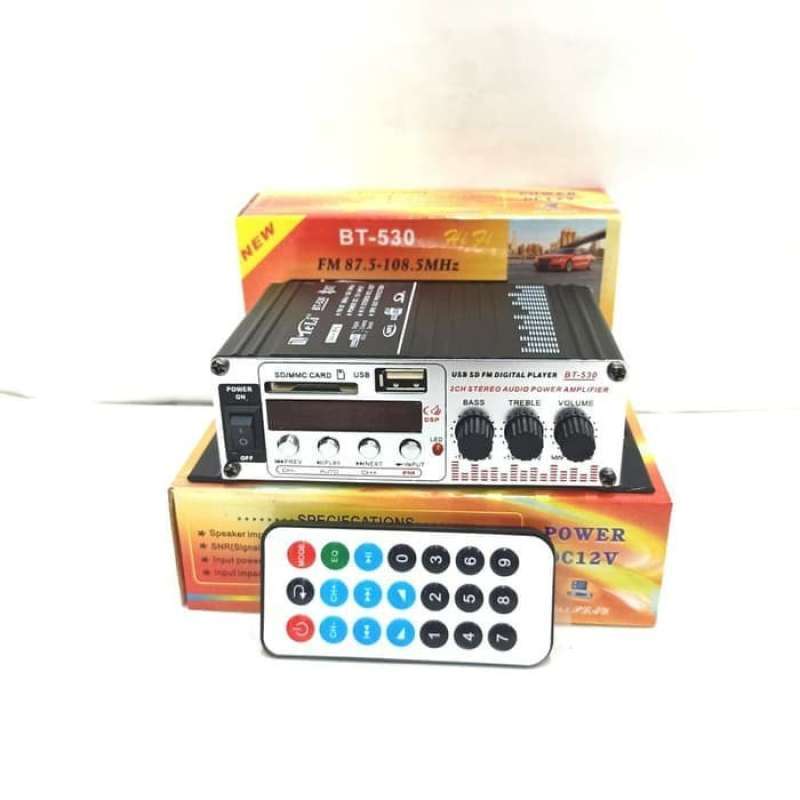 Jual Amplifier TeLi BT530 Bluetooth FM USB SD MMC Ampli Mini Suara
