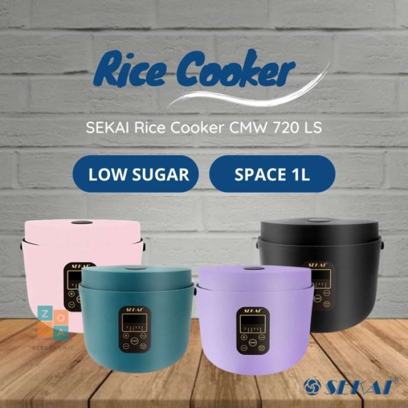 Jual SEKAI Rice Cooker Digital Low Sugar Low Carbo CMW720 Magic Com di