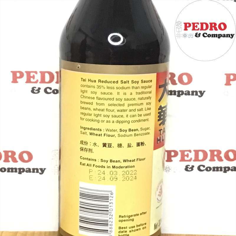 Jual Tai hua light soy sauce 305 ml reduce salt kecap asin kurang