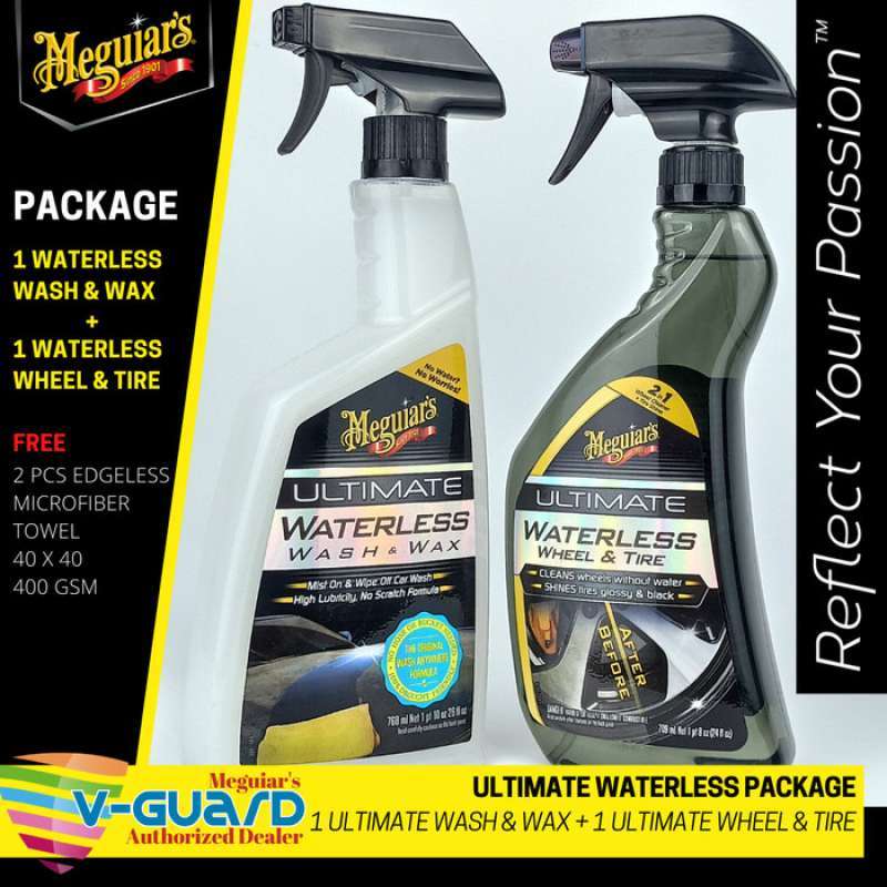 Jual Paket Meguiars Waterless Wash&wax 768ml + Waterless Wheel&tire
