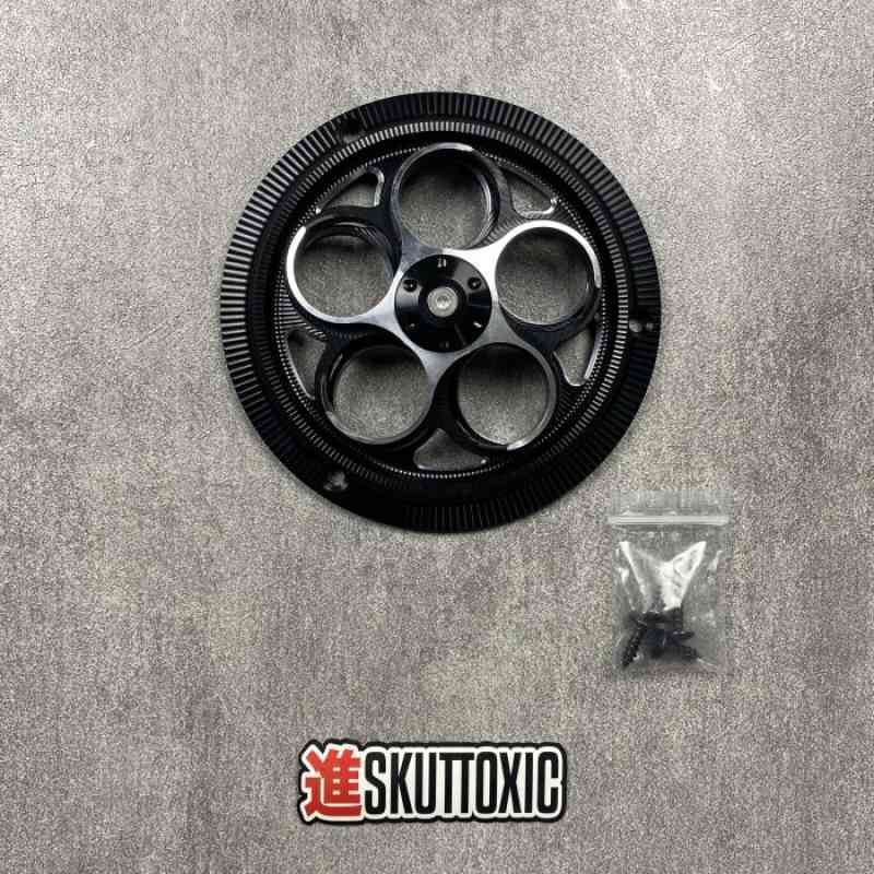 Jual Cover Fan Spinner Unbrand Vol.1 Black Edition For Vespa Matic 3V I ...