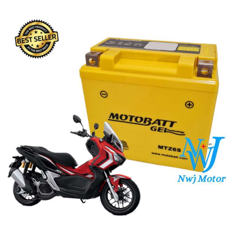 Jual Aki Motor Honda ADV 150 MTZ6S GTZ7S GTZ6V YTZ7S YTZ6V Motobatt di