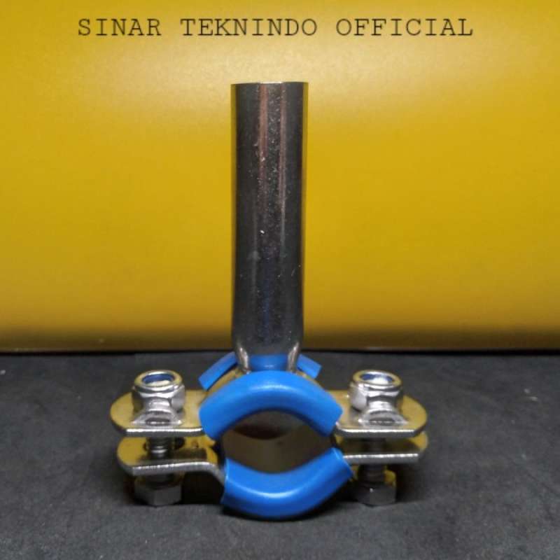 Promo Pipe Hanger Sanitary With Rubber/Clamp Pipa Holder 1 Inch Diskon