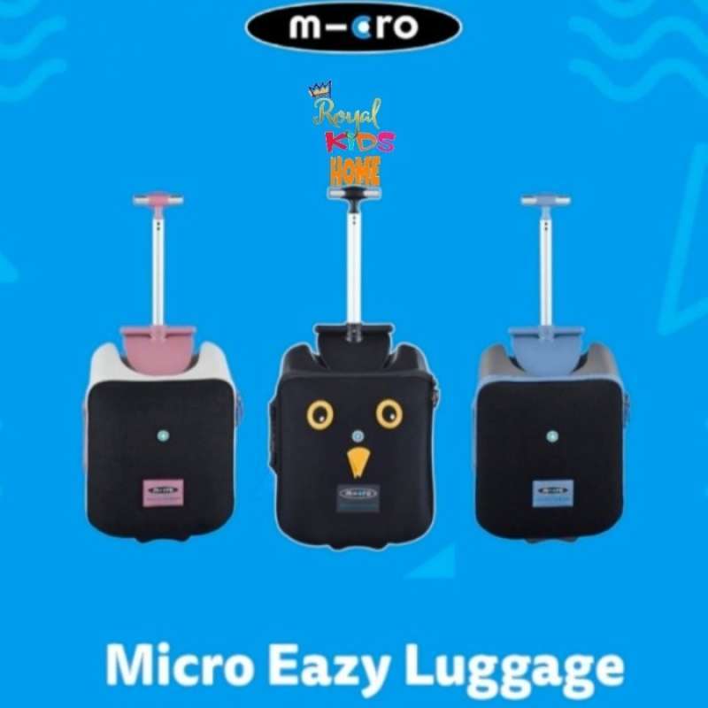 Jual MICRO LUGGAGE EAZY /Koper Dorong /Micro Stroller EAZY BLACK