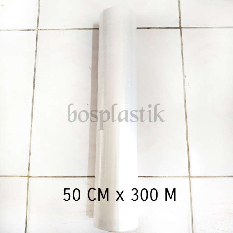 Film Stretch Per Pallet E Valigie - 3 Rotoli 50cm X 300m Trasparente E Resistente