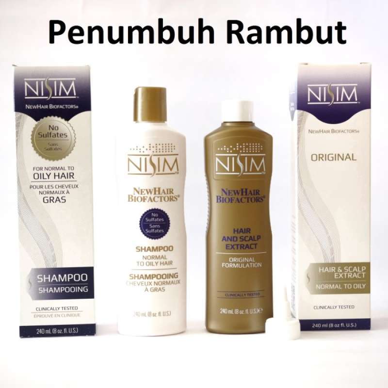 Jual Shampoo Nisim Biofactors + Hair Tonic Nisim Biofactors Normal