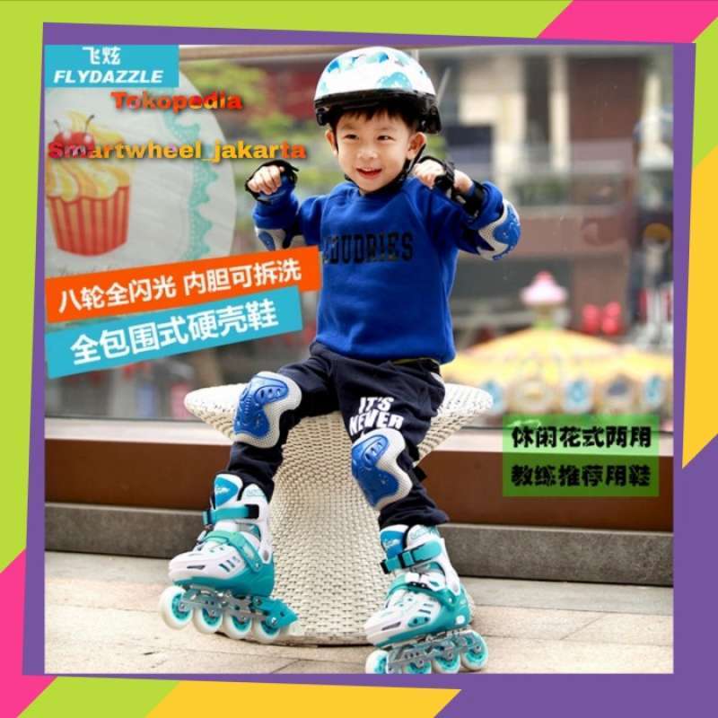 Jual SEPATU RODA INLINE SKATE MEREK POWER KOMPLIT di Seller threeone